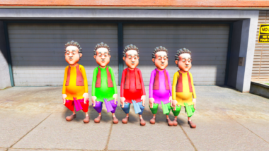 Gta 5 Mods ColourFull Ghasitaram 5 Ped Combo Pack