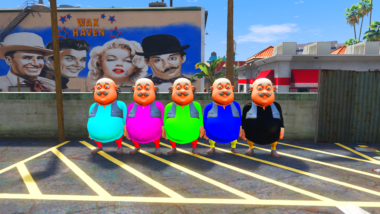 Gta 5 Mods Colourfull Motu 5 Ped Combo