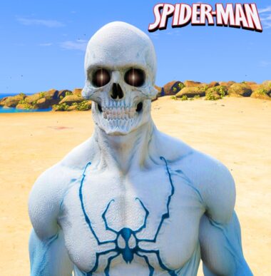 Gta 5 Mods Skull Spiderman V1