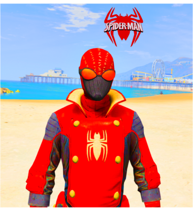 GTA 5 Mods Spiderman Noir V3