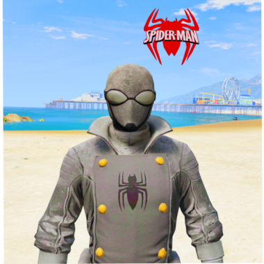 GTA 5 Mods Spiderman Noir V2