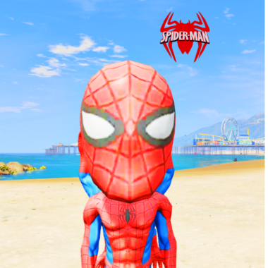 GTA 5  Mods Big Head Spider man