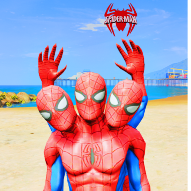 GTA 5 Mods 3 Heads 6 Hands Spider man
