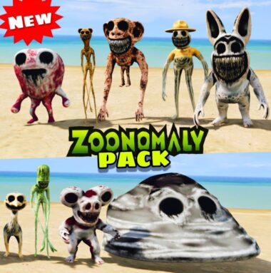GTA 5 Mods Zonomaly 11 PED COMBO PACK